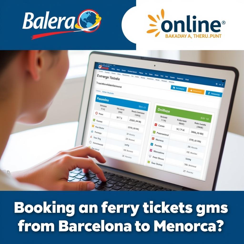 Đặt vé vaixell Barcelona Menorca online