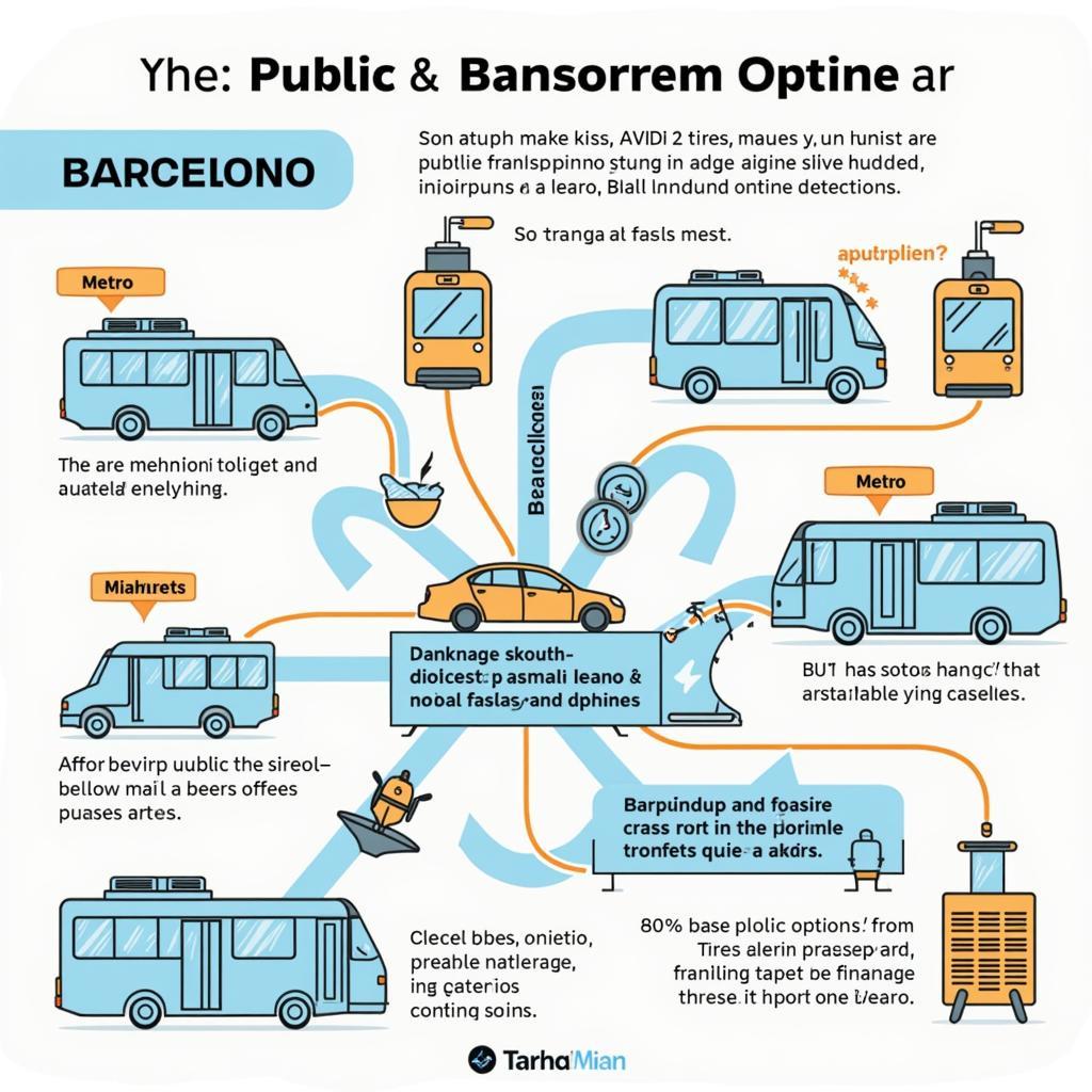 Di chuyển bằng phương tiện công cộng tại Barcelona