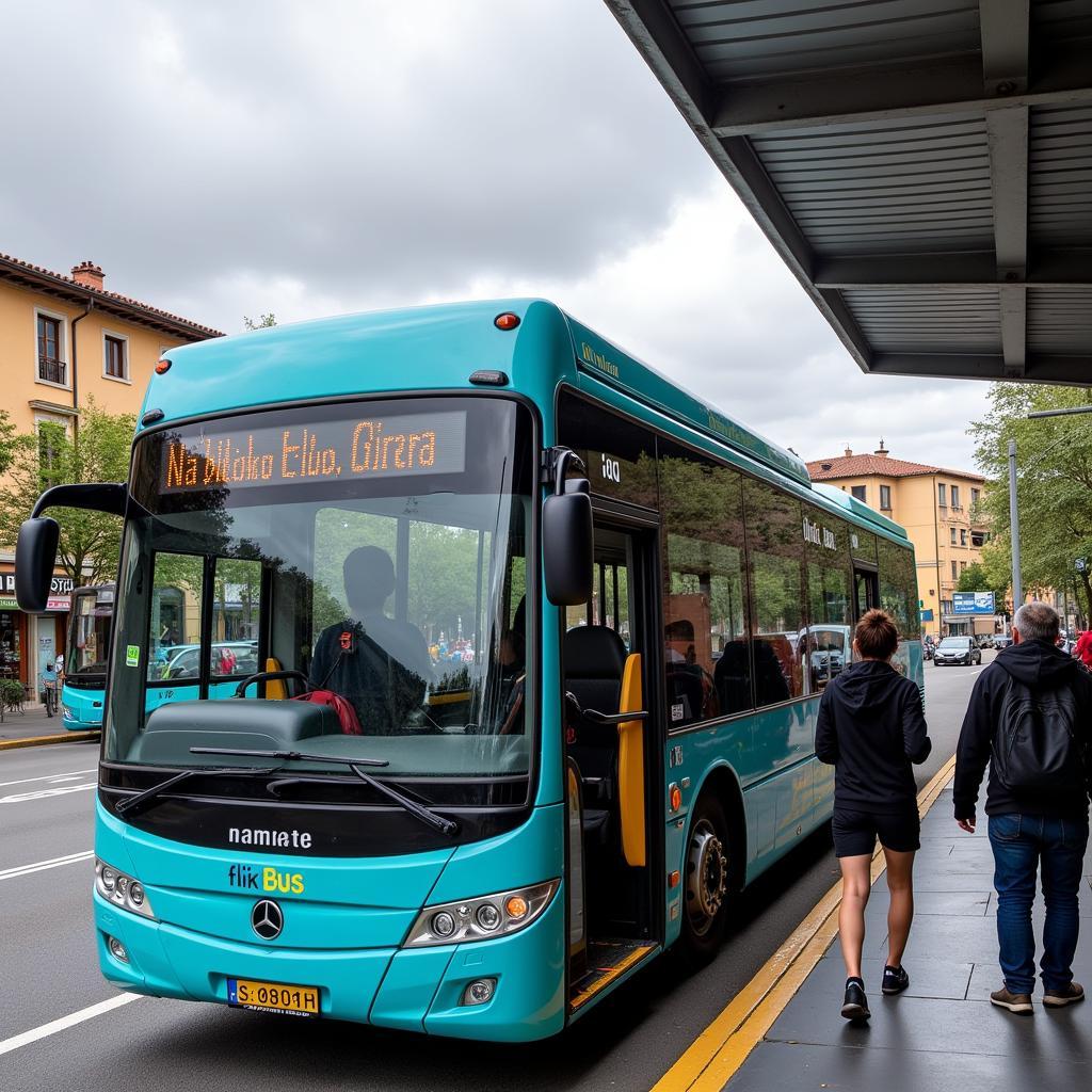 Traveling from Girona to Barcelona by Bus