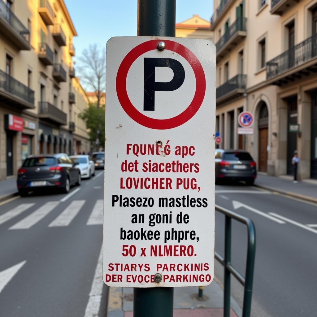 Street Parking Regulations in Barcelona