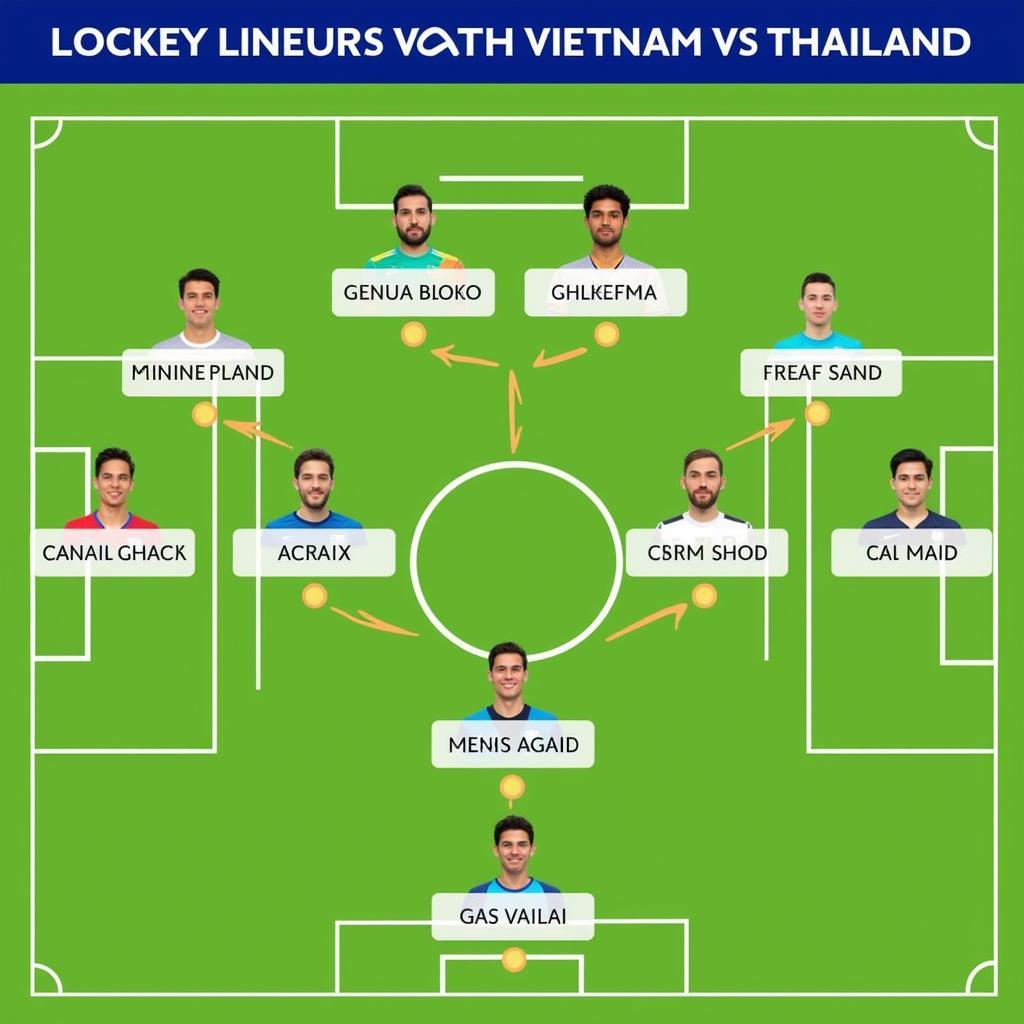 Đội hình Việt Nam - Thái Lan