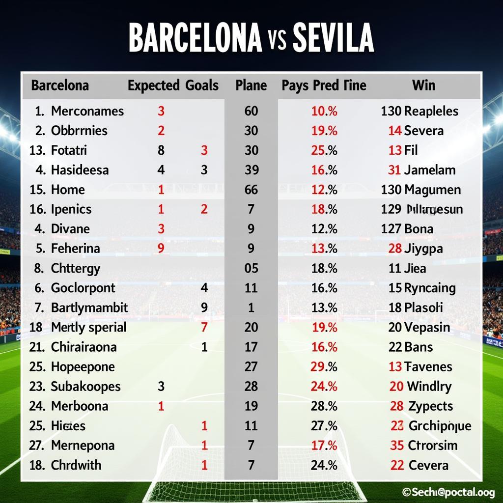 Dự đoán kết quả trận đấu giữa Barcelona và Sevilla