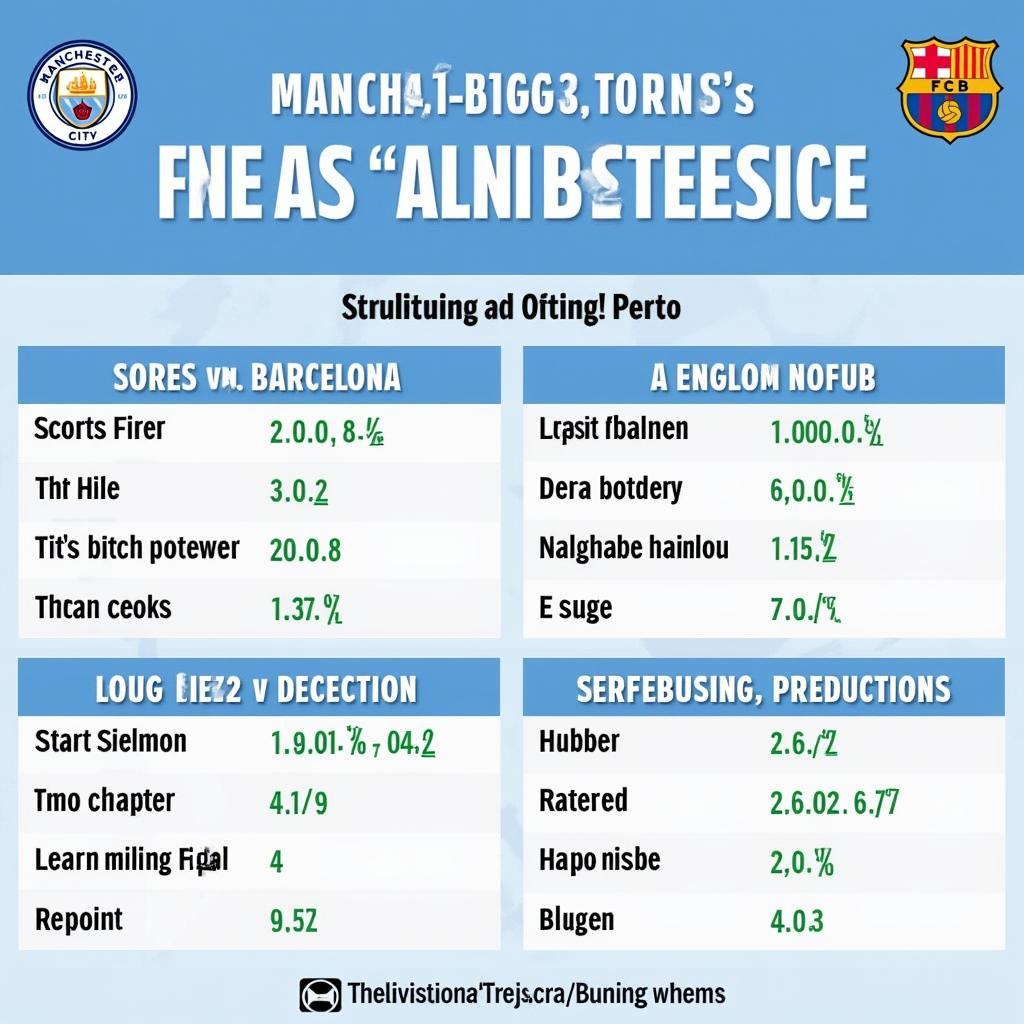 Dự đoán kết quả trận đấu Manchester City vs Barcelona