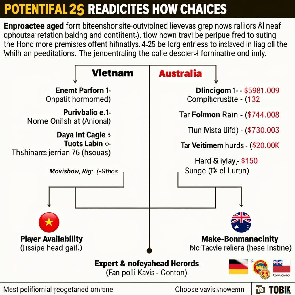 Dự đoán kết quả bóng đá Việt Nam và Australia