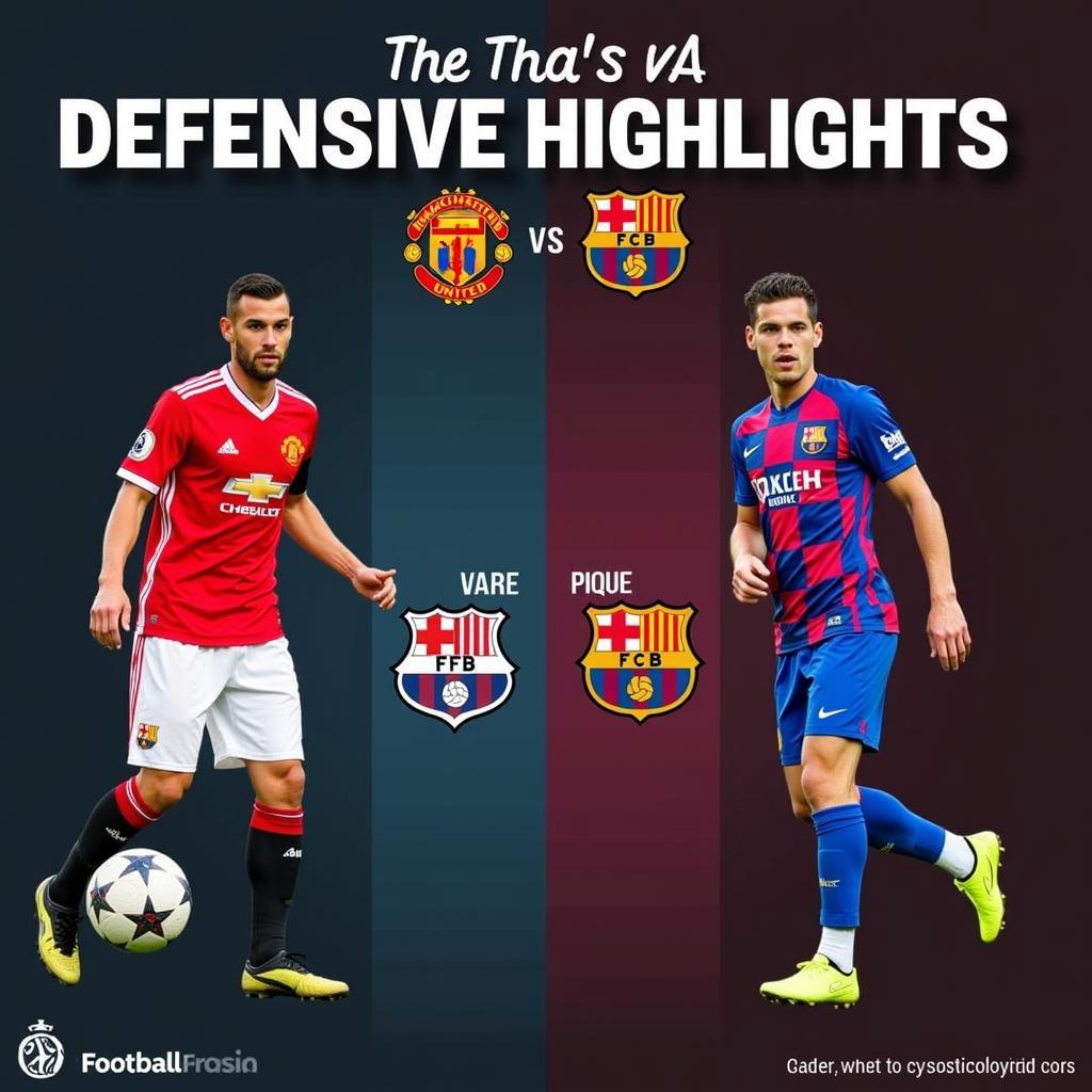 Dự đoán Manchester United và Barcelona: Phòng ngự kiên cường