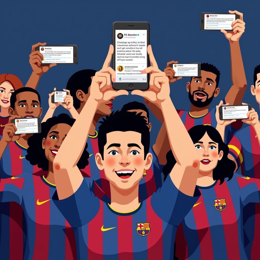 FC Barcelona Twitter Người Hâm Mộ