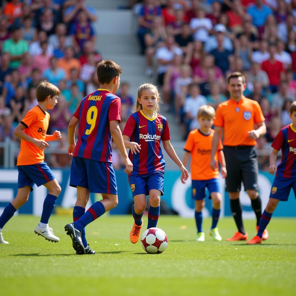 Giải đấu bóng đá trẻ FC Barcelona và Sevilla U9