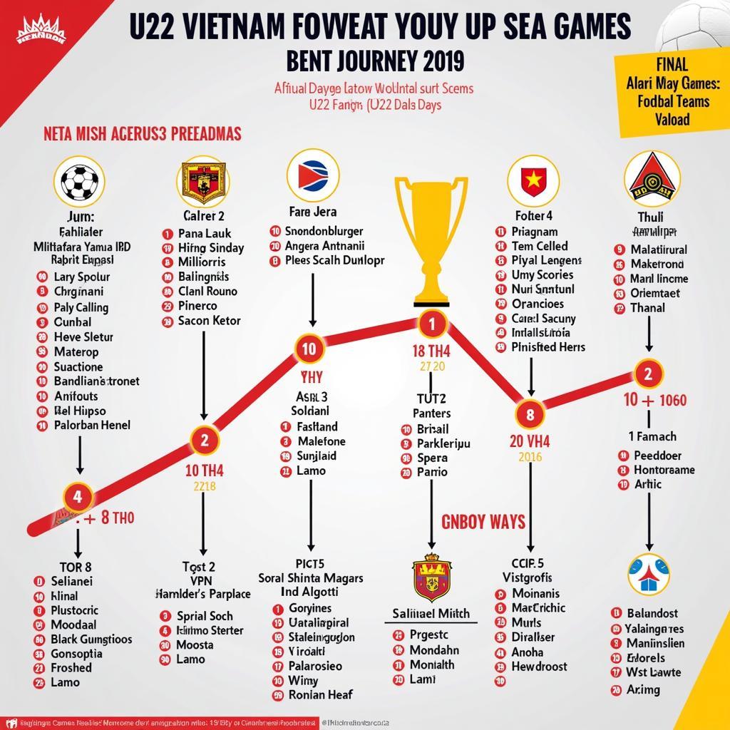 Hành trình U22 Việt Nam tại Sea Games 30