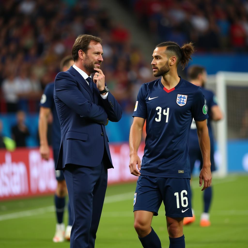 HLV Gareth Southgate và tuyển Anh