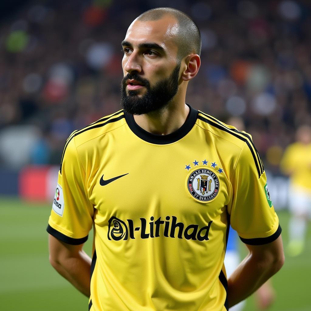 Karim Benzema trong màu áo Al Ittihad