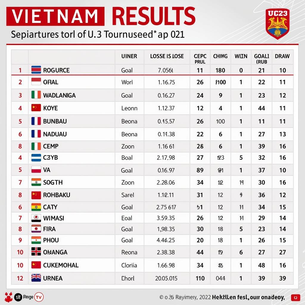 Kết Quả U23 Việt Nam 2022