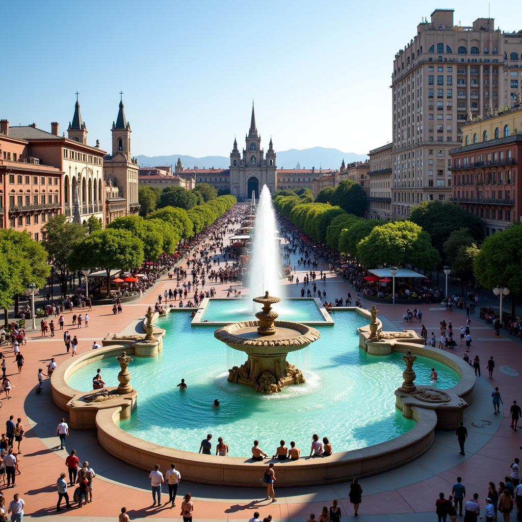 Khách sạn gần Plaza Catalunya, Barcelona