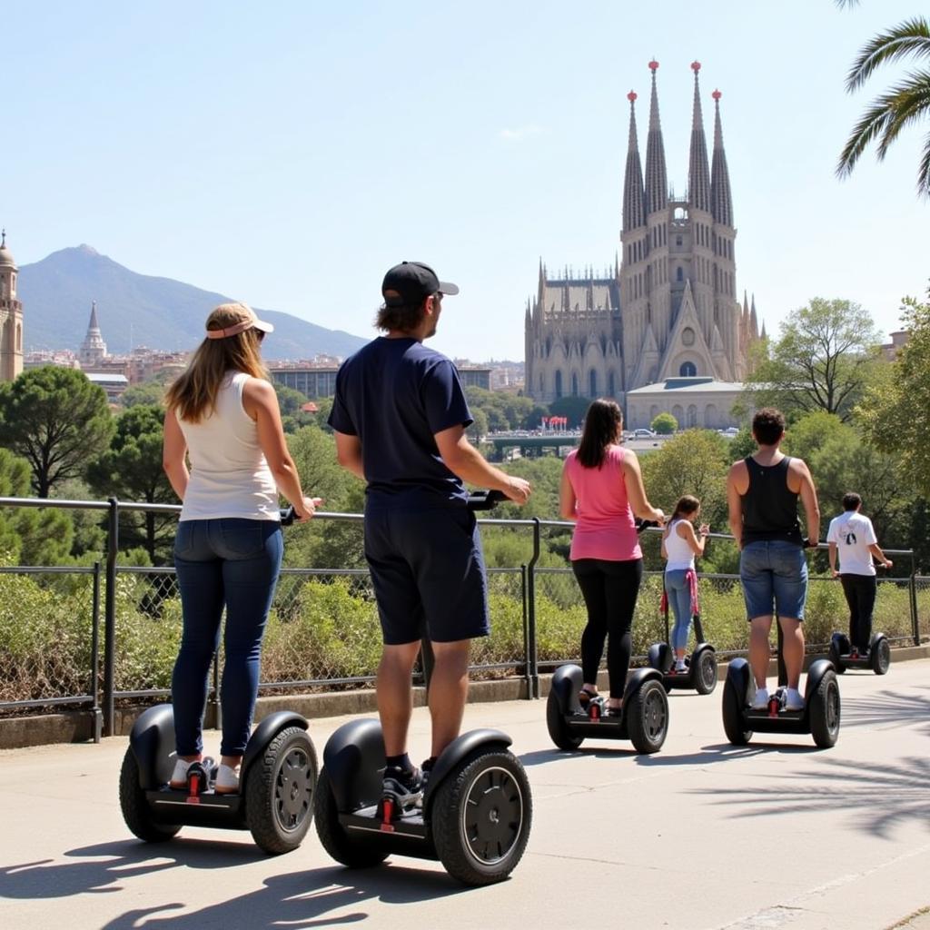 Khám phá Barcelona trên xe Segway