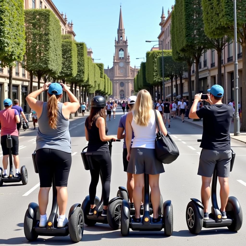 Kinh nghiệm Tour Segway Barcelona