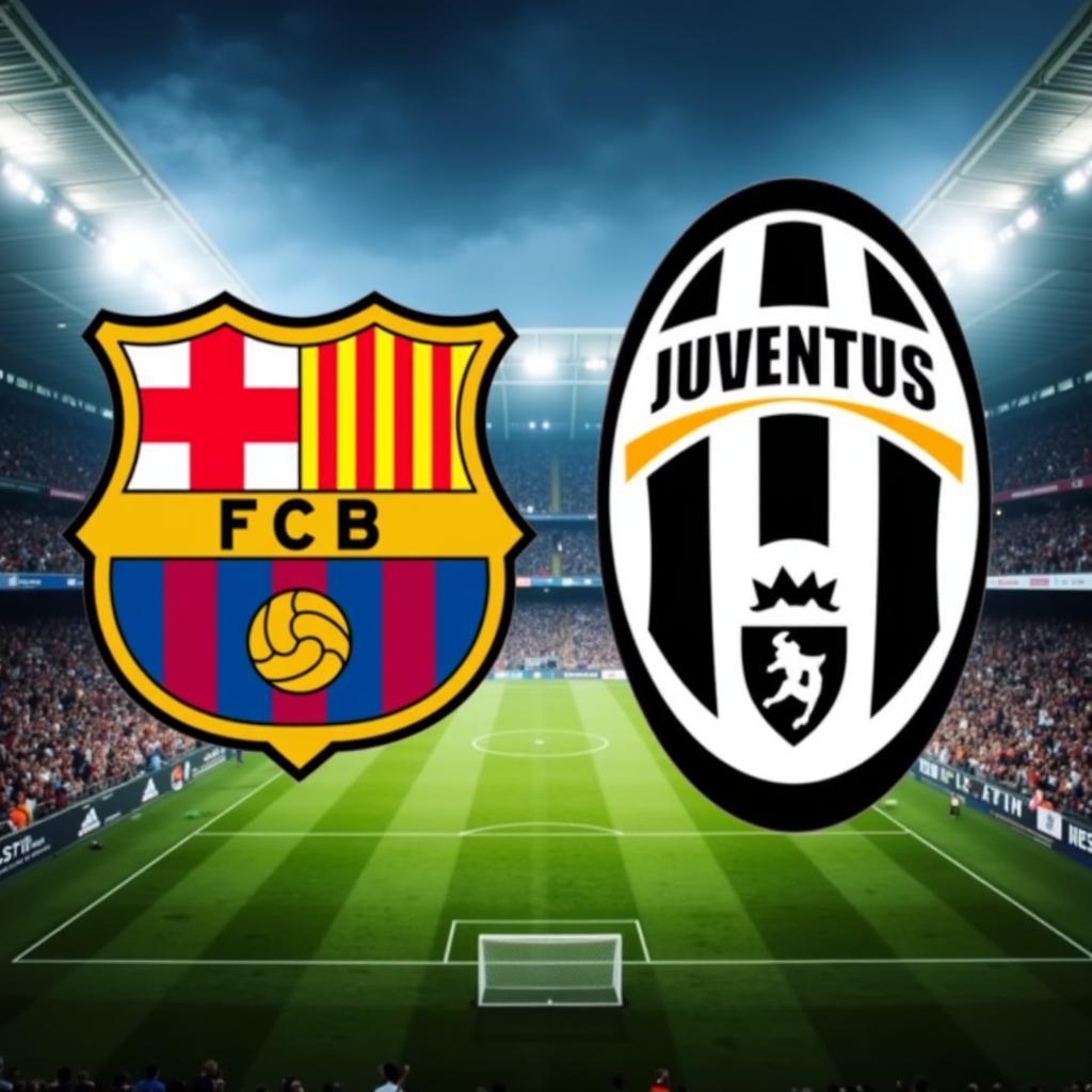 Kỳ phùng địch thủ: Barcelona và Juventus đối đầu trong trận cầu căng thẳng