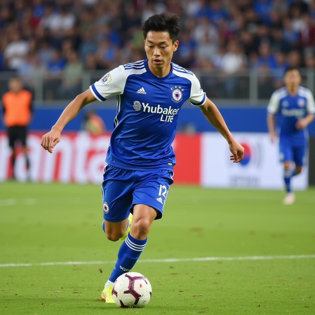 Lee Seung Woo thi đấu cho Suwon FC