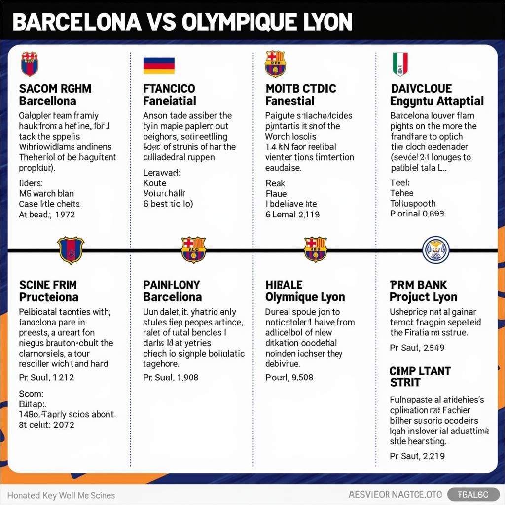 Lịch sử đối đầu giữa Barcelona và Olympique Lyon