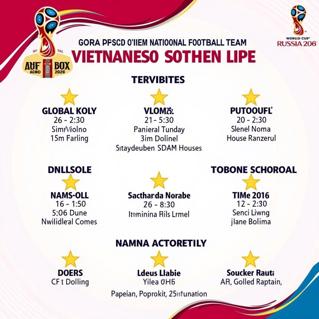 Lịch thi đấu World Cup Nữ Việt Nam