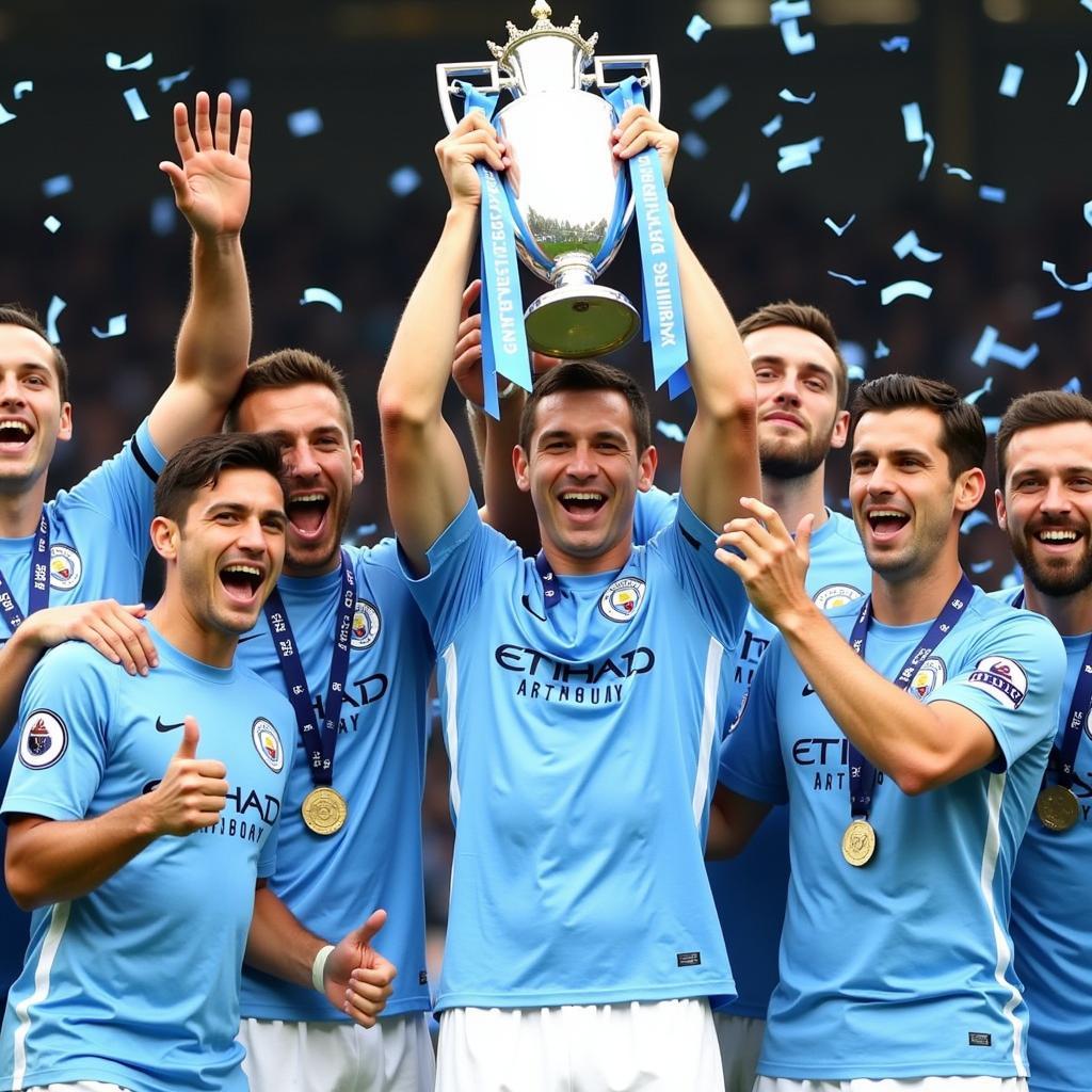 Man City vô địch Premier League 2017