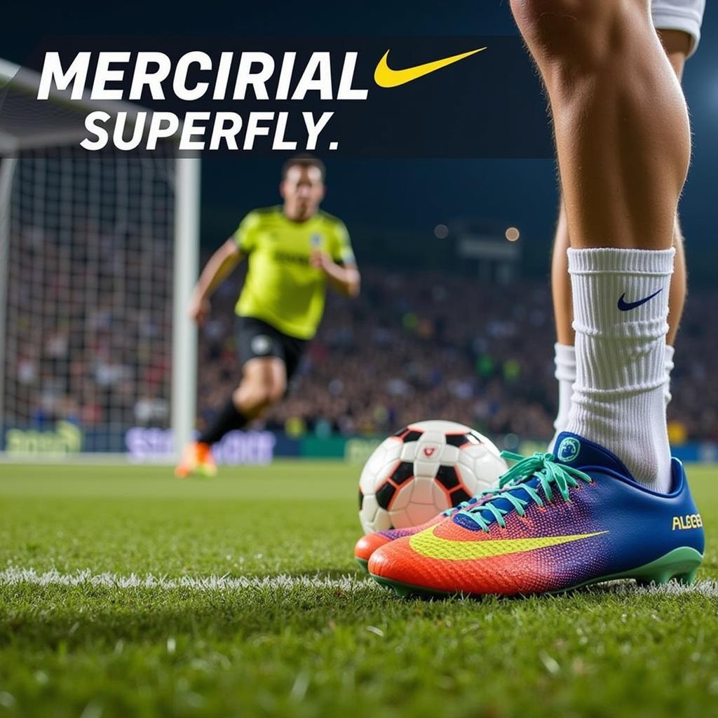 Giày Mercurial Superfly: Tốc độ và chính xác trên sân cỏ