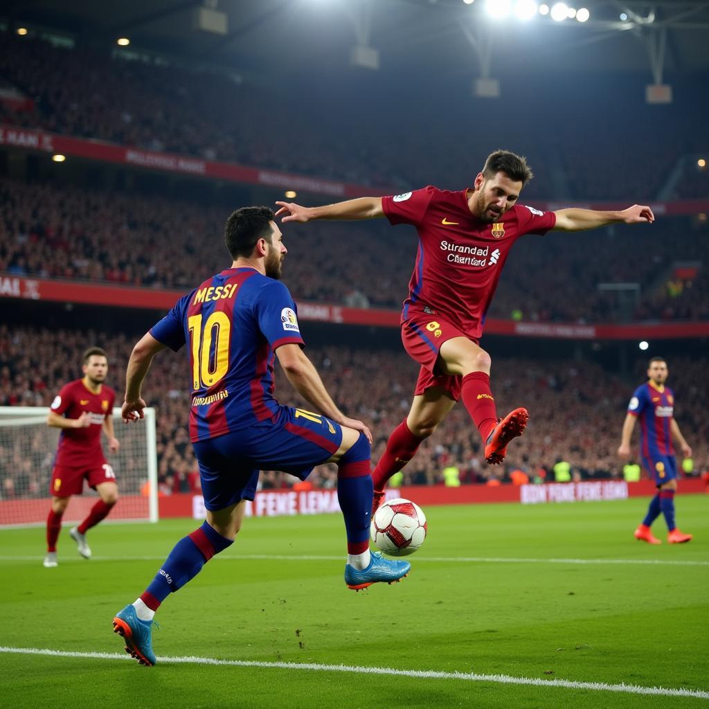 Messi's Stunning Free Kick against Liverpool: A moment of magic