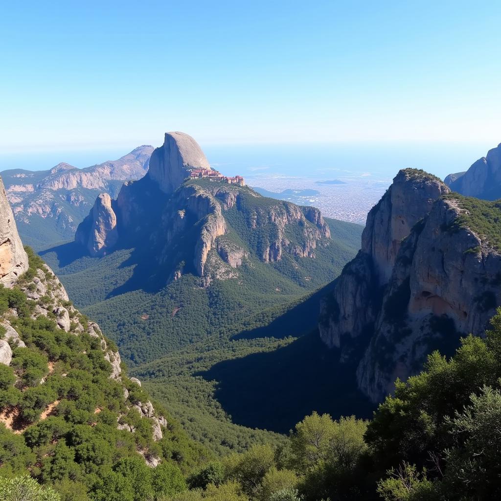 Montserrat mountain near Barcelona: A serene escape