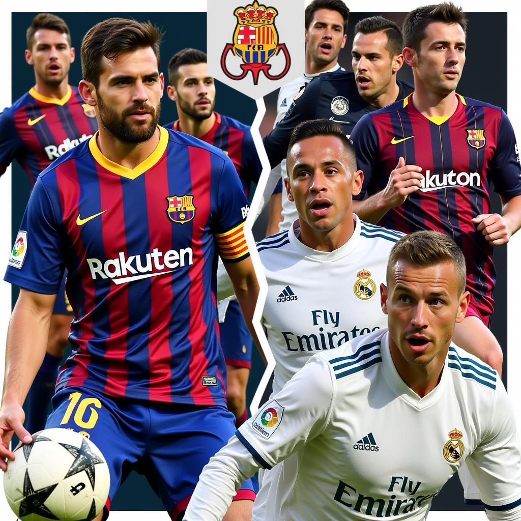 Những ngôi sao sáng giá của Barcelona và Real Madrid: Messi, Ronaldo, và những huyền thoại khác