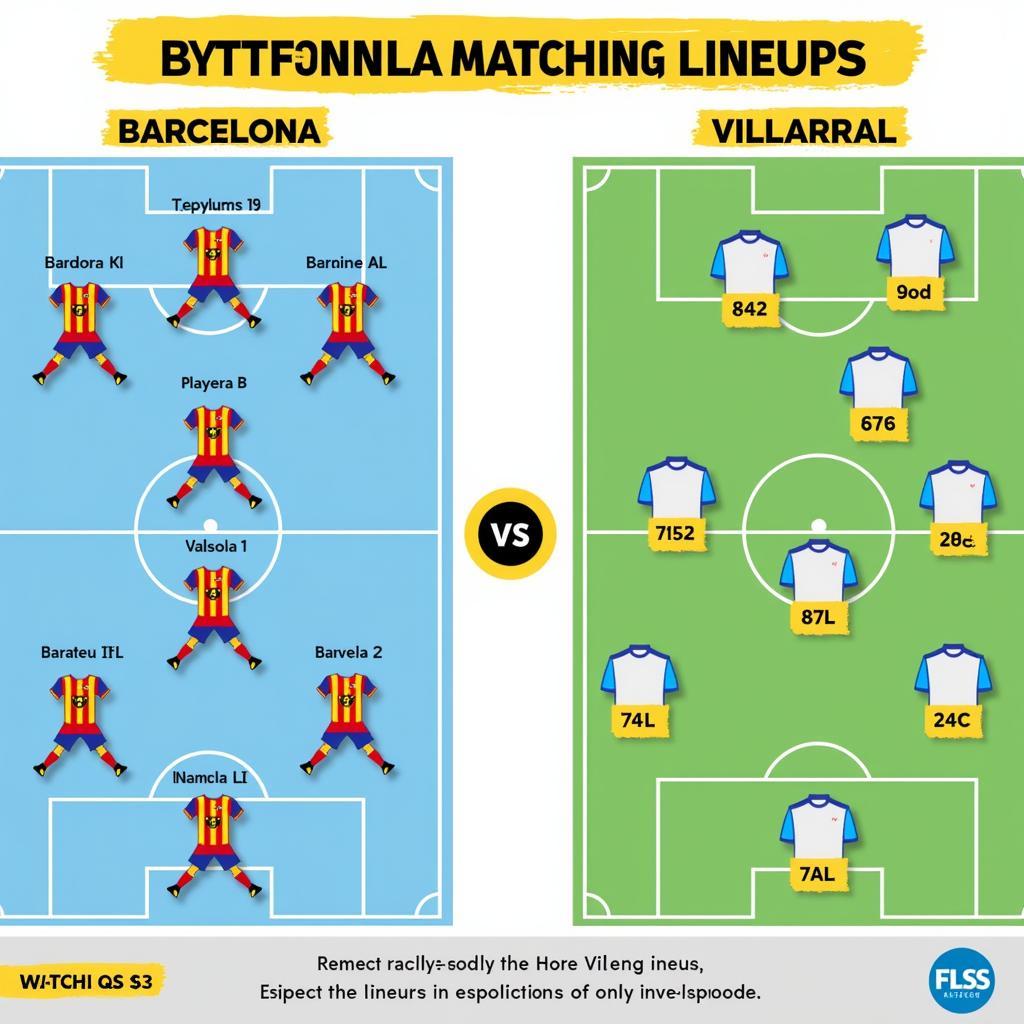 Phân tích đội hình ra sân dự kiến của Barcelona và Villarreal