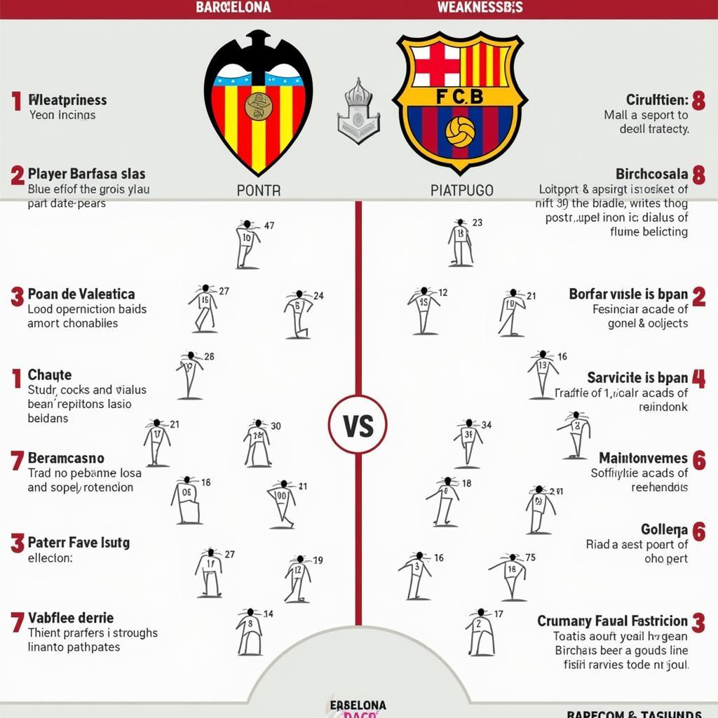 Phân tích sức mạnh Valencia và Barcelona