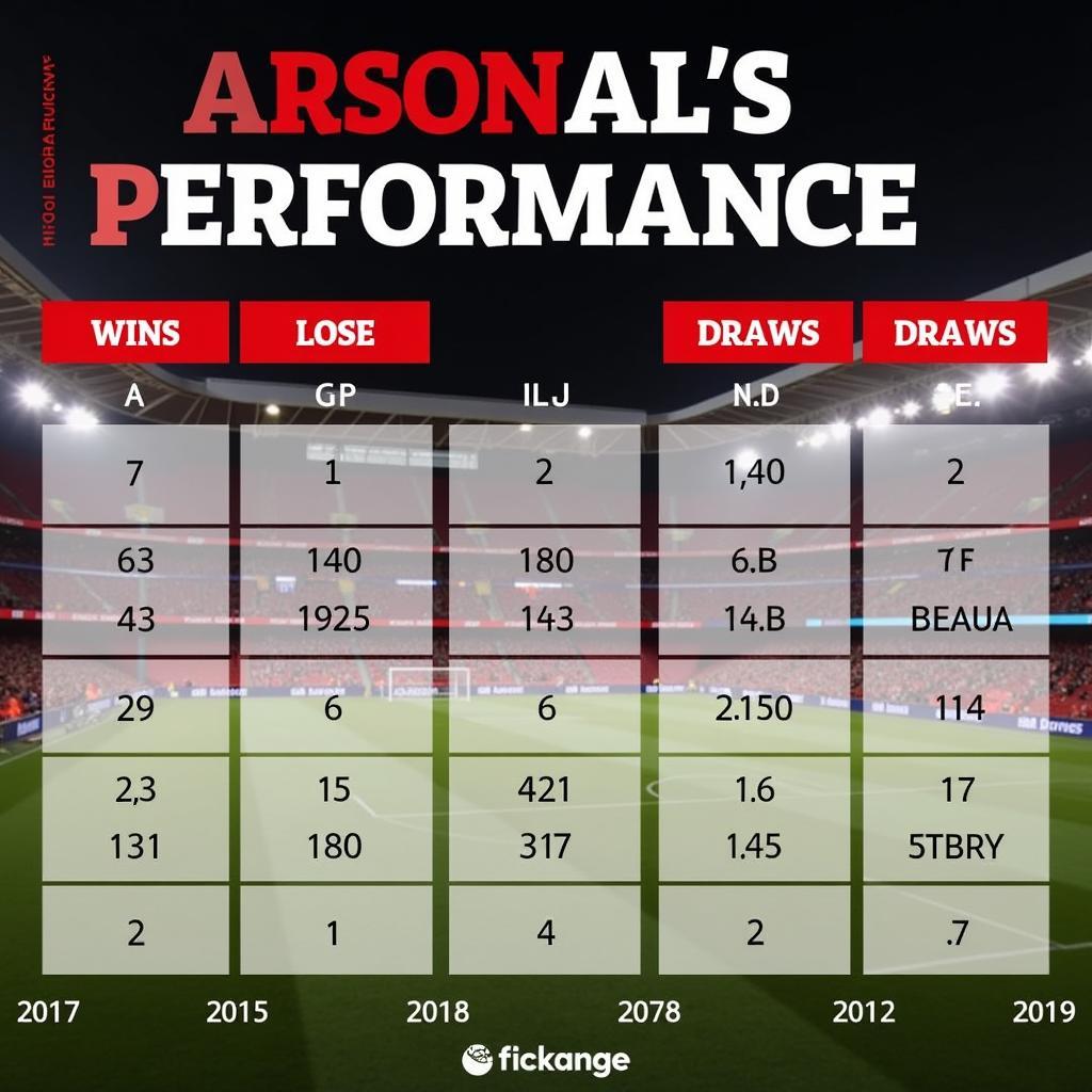 Phong Độ Arsenal Gần Đây