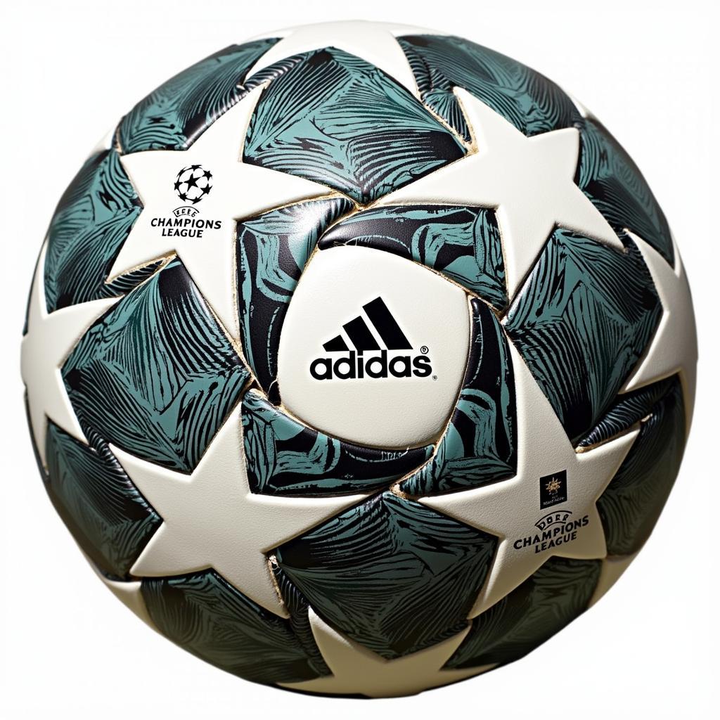 Quả bóng đá Cúp C1 Adidas Finale chính hãng được sử dụng trong trận chung kết Champions League.