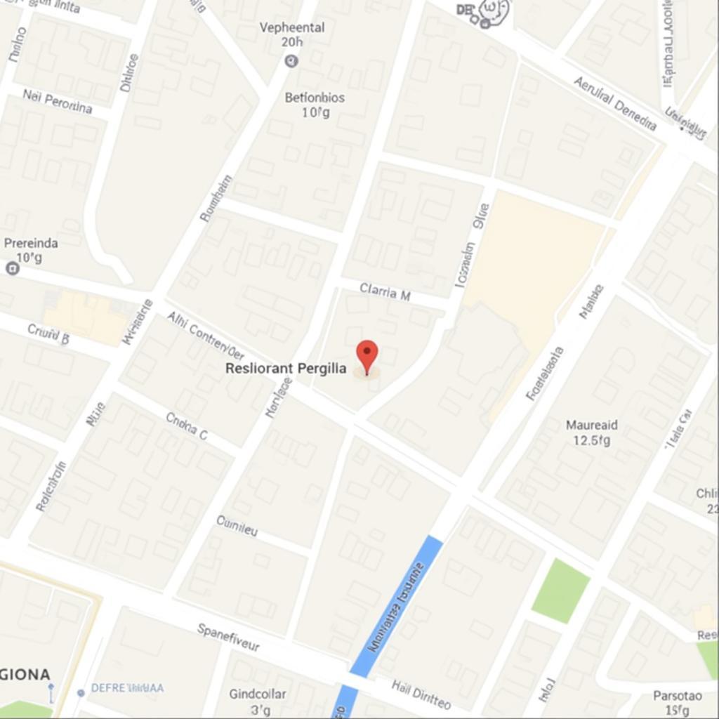 Location of Restaurante O Peregrino Barcelona