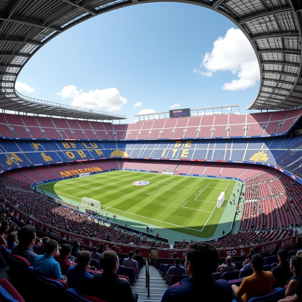 Sân vận động Camp Nou Barcelona trong tương lai