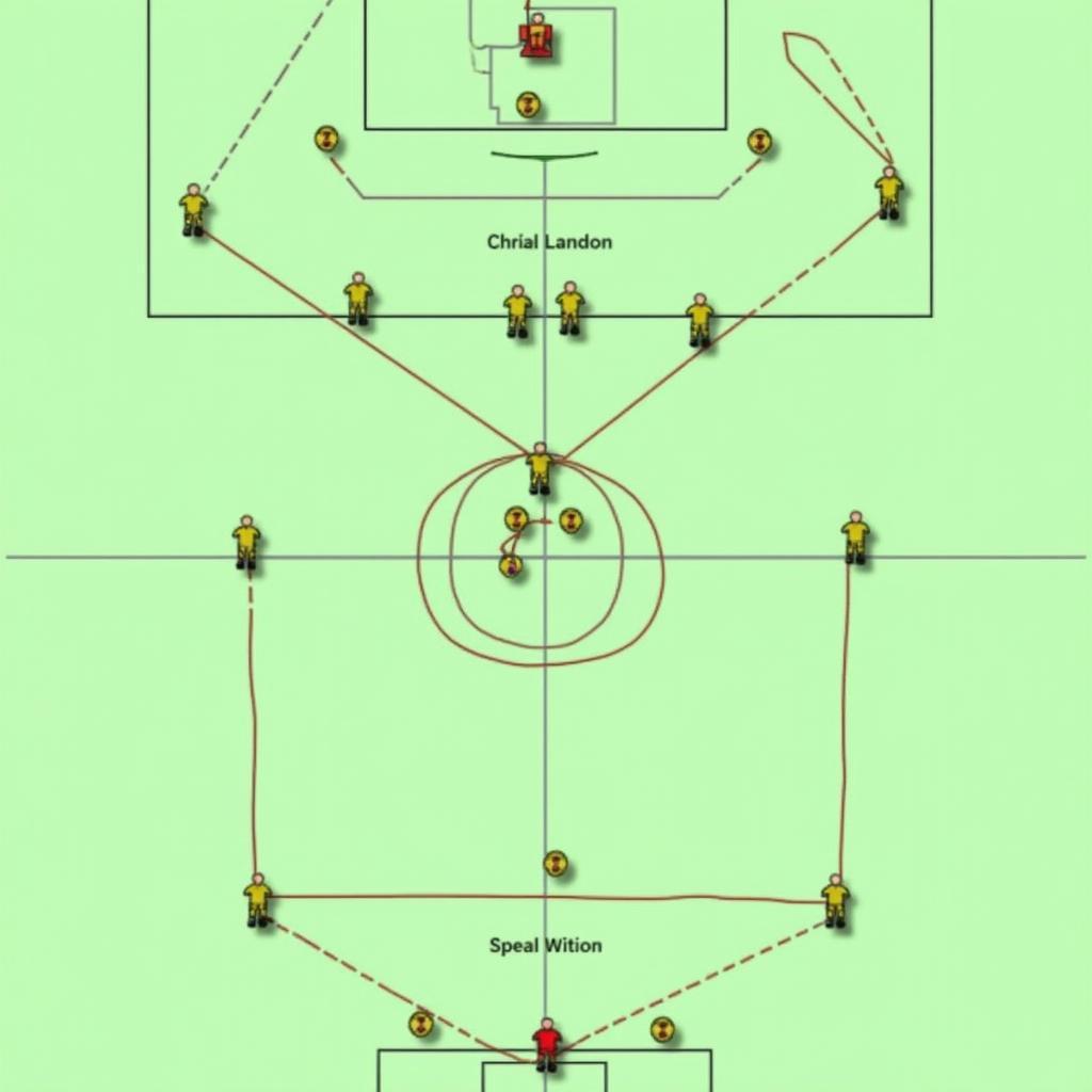 Sơ đồ 3-2-1 bóng đá 7 người