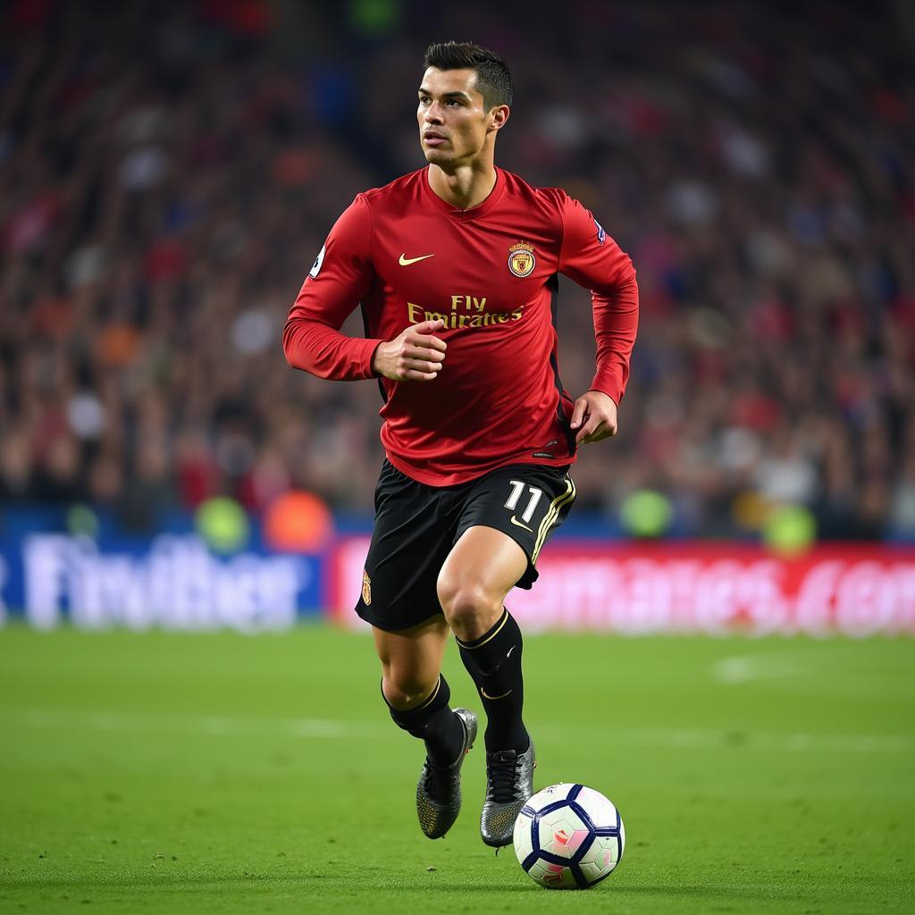 Tốc độ và sức mạnh của Cristiano Ronaldo