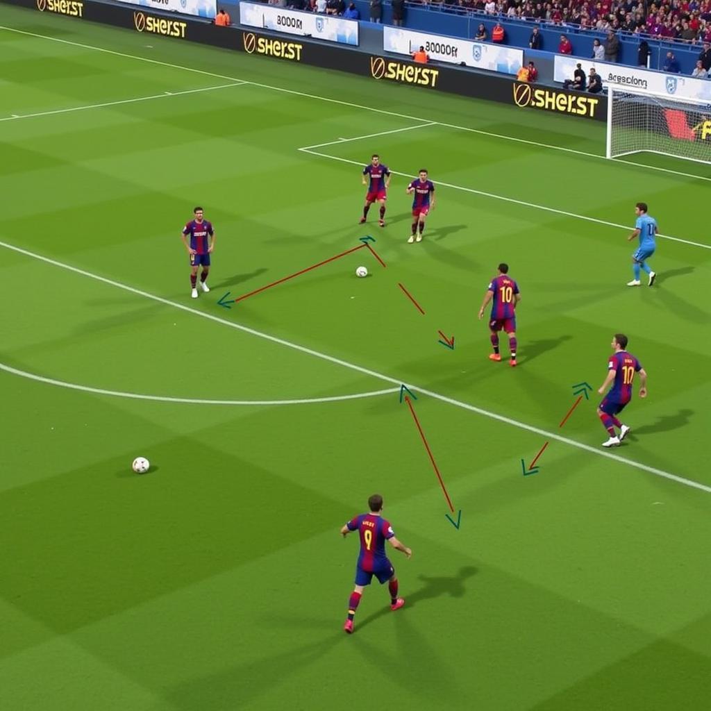 Tối ưu đội hình trong Dream League Soccer với Barcelona kit DLS