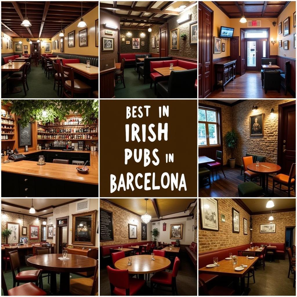 Top Bar Irlandés tại Barcelona