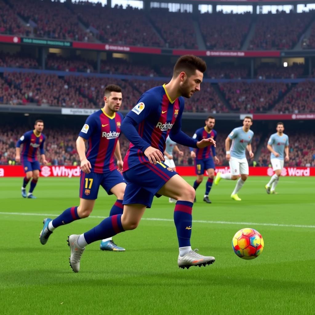 Trải nghiệm PES 2018 Barcelona Edition