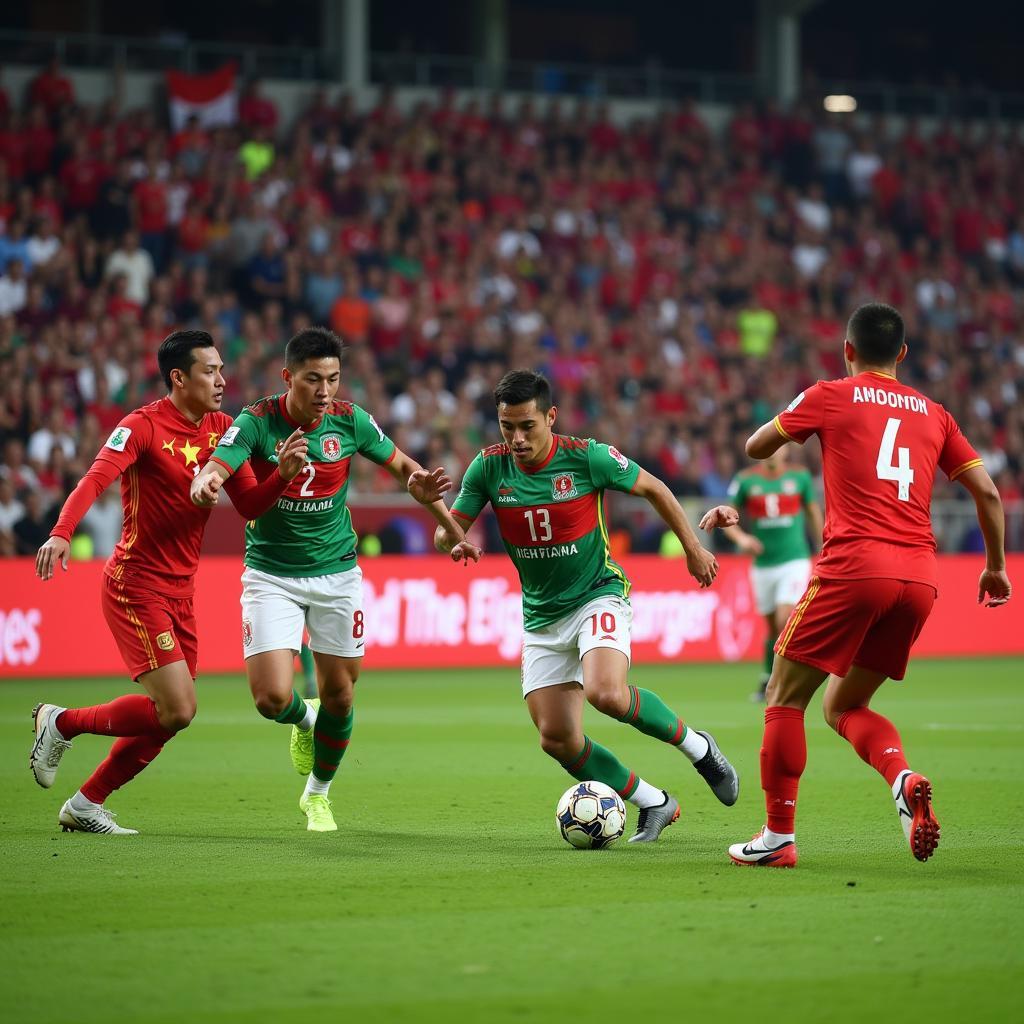 Trận đấu Việt Nam vs Jordan năm 2019 tại Asian Cup