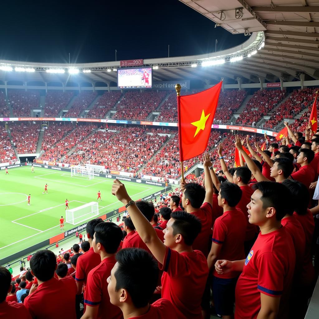 Trực tiếp bóng đá futsal Việt Nam hôm nay: Khán giả cổ vũ nhiệt tình