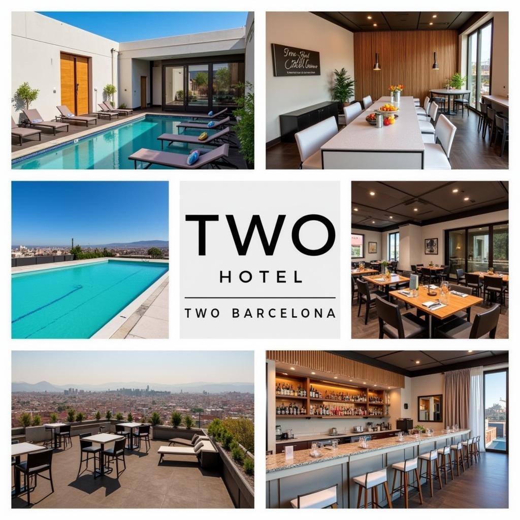 Tiện nghi cao cấp tại Two Hotel Barcelona