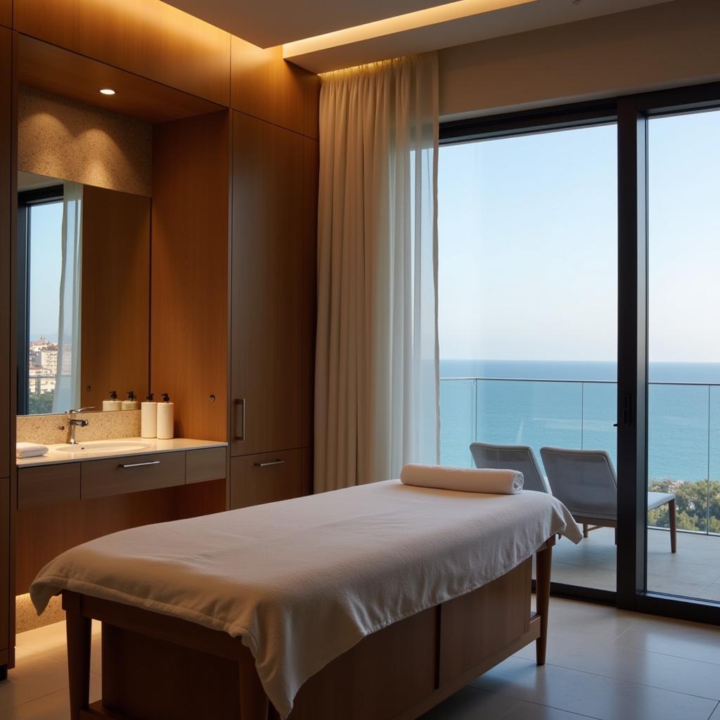 W Barcelona Spa Treatment Room with Ocean View