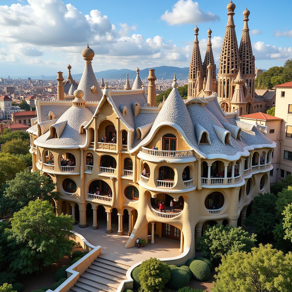 Kiến trúc Gaudí, biểu tượng A3 Barcelona