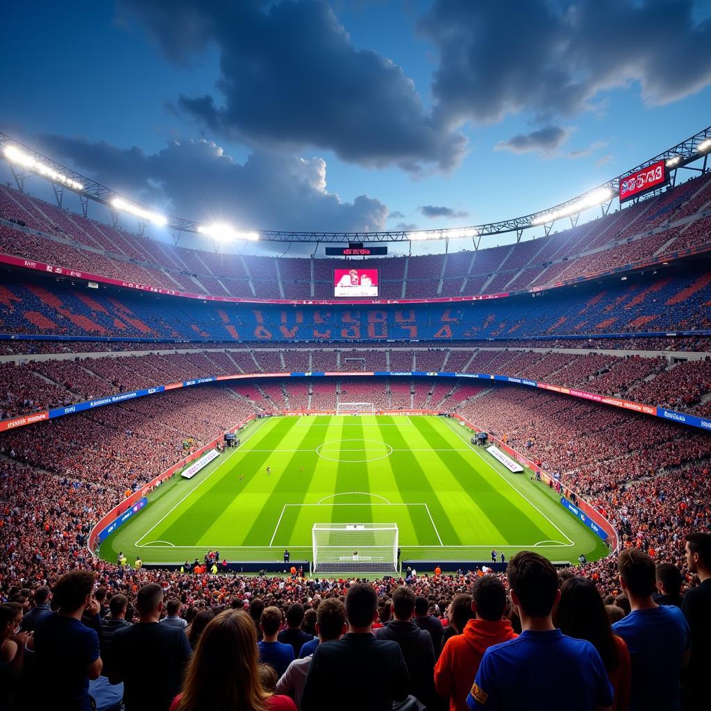 Sân cỏ Camp Nou, biểu tượng A3 Barcelona