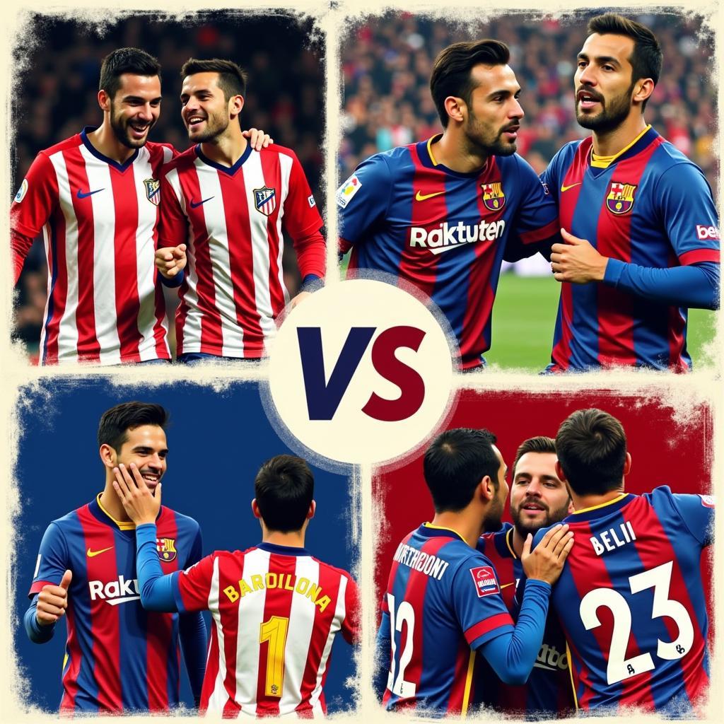 Iconic Moments from Atletico Madrid vs Barcelona Matches