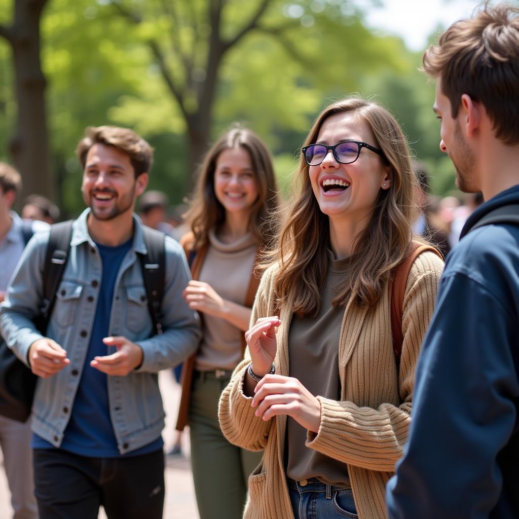 Sinh viên tham gia hoạt động ngoại khóa tại Barcelona Campus