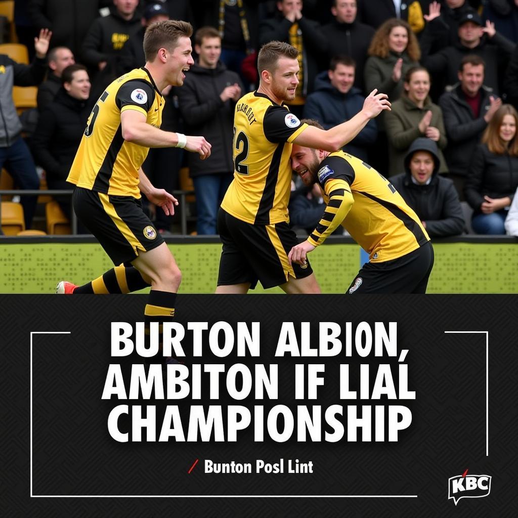 Burton Albion trở lại Championship