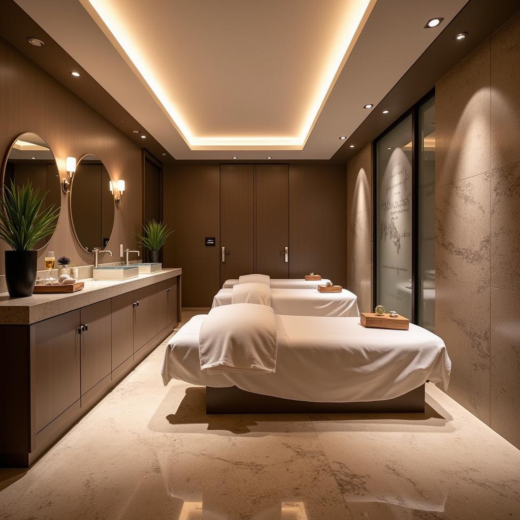 Chọn Địa Chỉ Massage Barcelona: Hình ảnh minh họa một spa sang trọng và hiện đại tại Barcelona, với không gian thư giãn và các tiện nghi cao cấp, thể hiện sự chuyên nghiệp và uy tín của cơ sở.