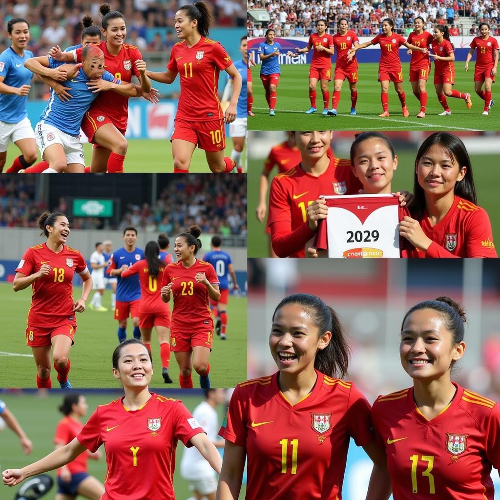 Hành trình đến trận chung kết bóng đá nữ SEA Games 29