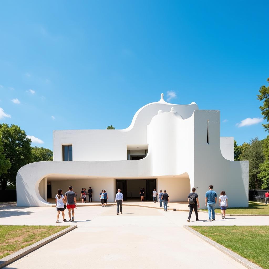 Joan Miró Museum Barcelona Exterior